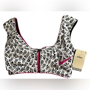 Nike Women's Swim Party Dots Crop Bikini Top